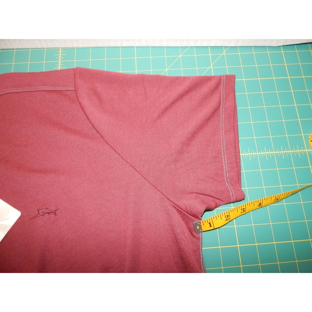 Tommy Bahama Men's Maroon Short Sleeve Button Up Casual Shirt XXL NWT - Picture 13 of 15